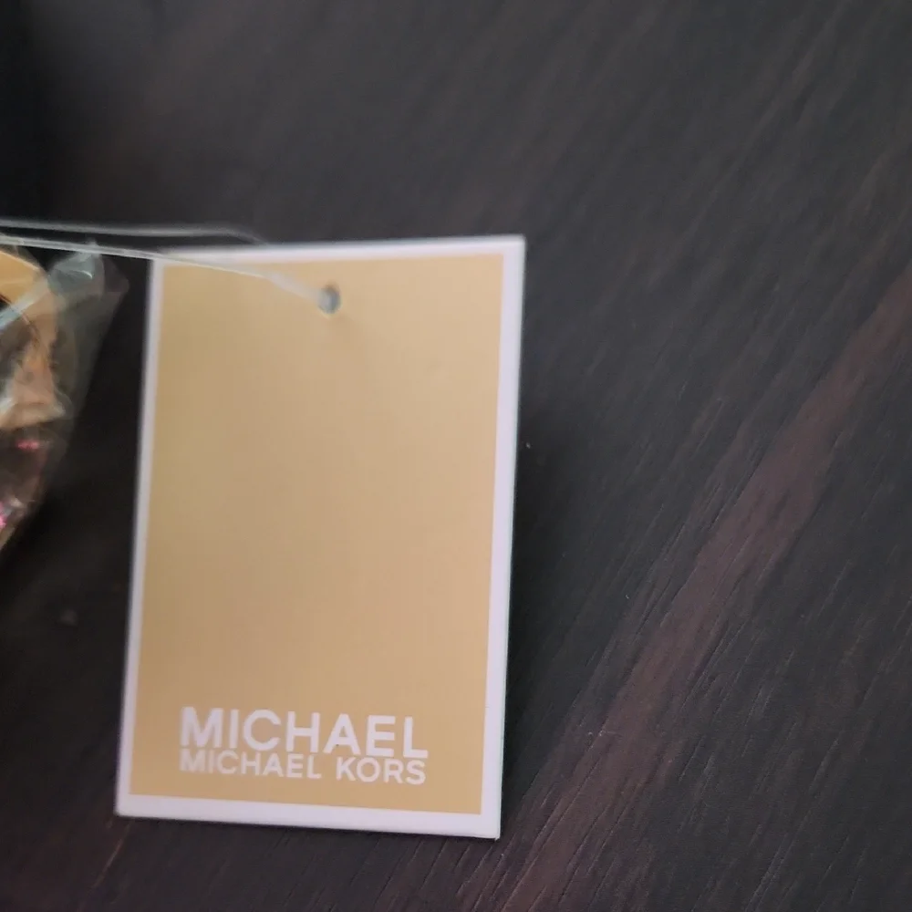 Michael Kors Leopard Print Belt with Gold Buckle - Picture 2 of 4